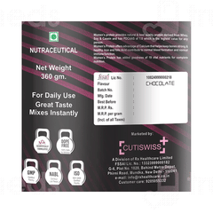 Cutiswiss+ Swissprot Womens Chocolate Protein 360Gm