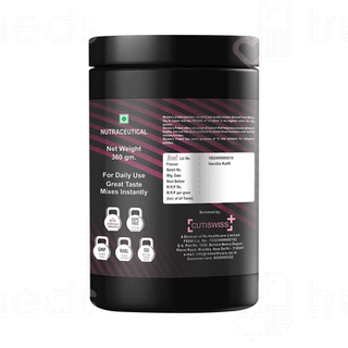 Cutiswiss+ Swissprot Vanilla Kulfi Womens Protein 360Gm