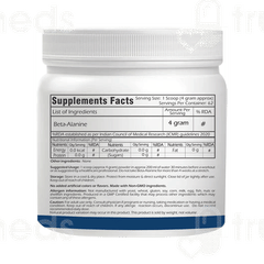 Trexgenics Sports Performance Pure Beta Alanine Unflavoured Powder 250gm