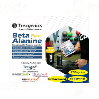 Trexgenics Sports Performance Pure Beta Alanine Unflavoured Powder 250gm