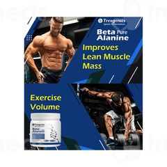 Trexgenics Sports Performance Pure Beta Alanine Unflavoured Powder 250gm