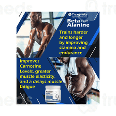 Trexgenics Sports Performance Pure Beta Alanine Unflavoured Powder 250gm