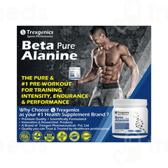 Trexgenics Sports Performance Pure Beta Alanine Unflavoured Powder 250gm