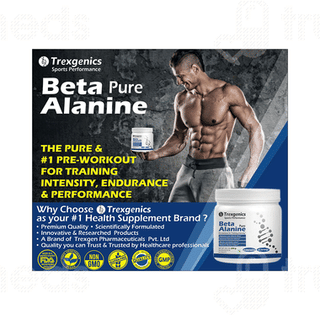 Trexgenics Sports Performance Pure Beta Alanine Unflavoured Powder 250gm