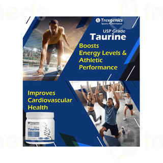 Trexgenics Sports Performance Taurine Unflavoured Powder 250gm
