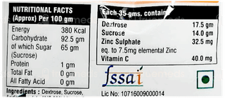 Vinral Z Advance Orange Flavour 105Gm