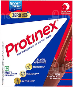 Protinex Rich Chocolate Flavour Zero Added Sugar Refill Powder 200Gm Protinex Rich Chocolate Flavour Zero Added Sugar Refill Powder 200Gm