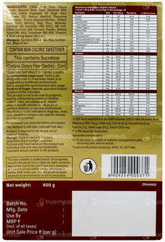 Celevida Diabetes Care Chocolate Flavour No Added Sugar Refill 400gm