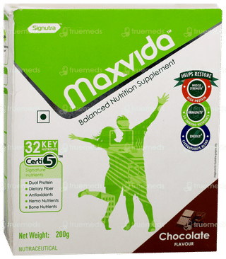 Maxvida Chocolate Flavour Refill Powder 200Gm