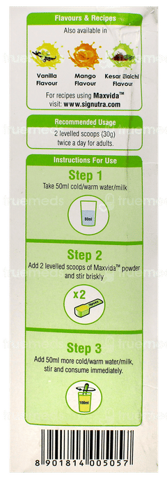 Maxvida Chocolate Flavour Refill Powder 200Gm