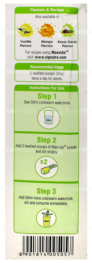 Maxvida Chocolate Flavour Refill Powder 200Gm