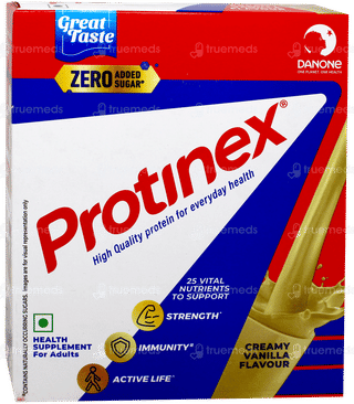 Protinex Creamy Vanilla Flavour Zero Added Sugar Powder 200gm