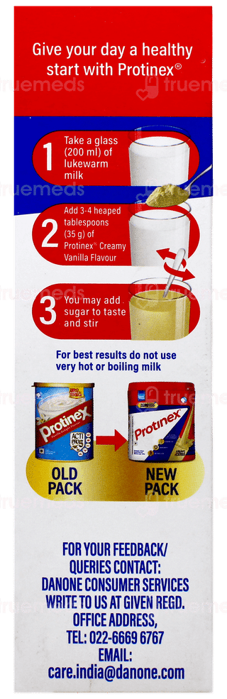 Protinex Creamy Vanilla Flavour Zero Added Sugar Powder 200gm
