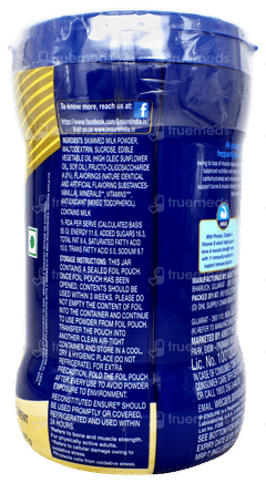 Ensure New And Improved Vanilla Flavour Powder Jar 375gm