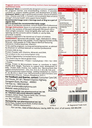 Prohance Mom Vanilla Flavour Refill Powder 400gm