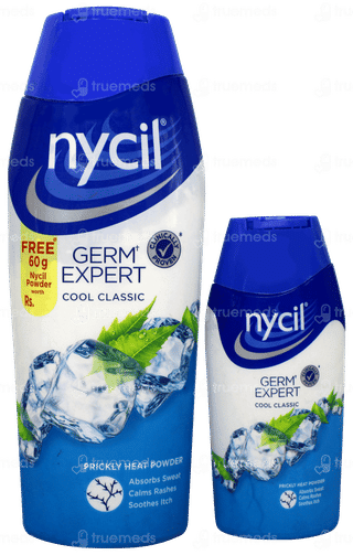 Nycil Germ Expert Cool Classic Prickly Heat Powder 150gm With 60gm Free