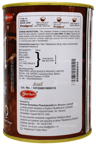 Protiprot Chocolate Flavour Powder 200gm