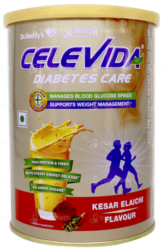 Celevida Diabetes Care Kesar Elaichi Flavour No Added Sugar Jar 400Gm