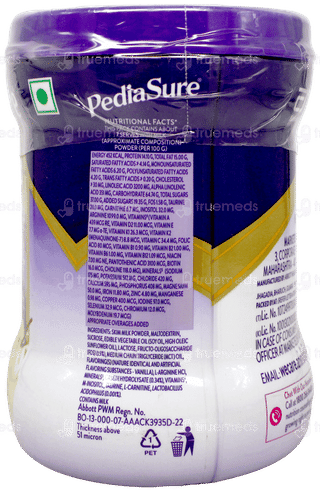 Pediasure Vanilla Flavour Powder Jar 200Gm