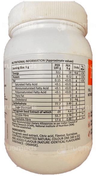 Fenulike Orange Flavour Powder 150gm