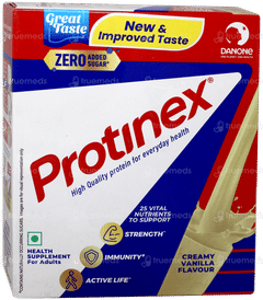 Protinex New & Improved Creamy Vanilla Flavour Zero Added Sugar Powder 200gm