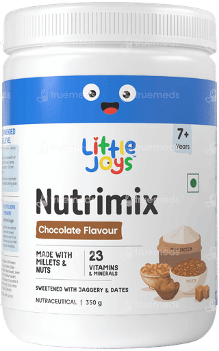 Little Joys Nutrimix 7+ Years Chocolate Flavour Powder Jar 350Gm