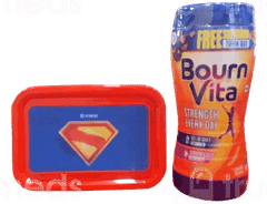 Bournvita Jar 500Gm With Superman Tiffin Box Free