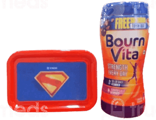 Bournvita Jar 500Gm With Superman Tiffin Box Free