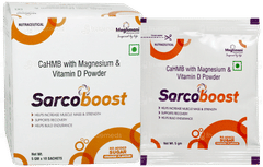 Sarcoboost Orange Flavour No Added Sugar Powder 5gm