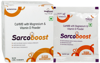 Sarcoboost Orange Flavour No Added Sugar Powder 5gm