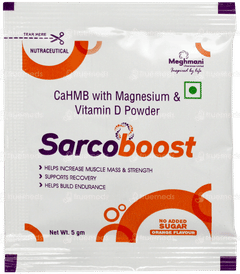 Sarcoboost Orange Flavour No Added Sugar Powder 5gm