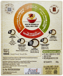 Nestle Cerelac New Recipe Wheat Rice Mixed Fruit 10 To 24 Months Baby Cereal 300gm