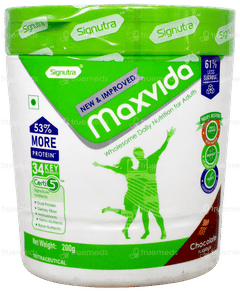 Maxvida New & Improved Chocolate Flavour Powder Jar 200Gm