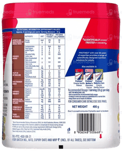 Protinex Rich Chocolate Flavour Zero Added Sugar Powder Jar 400gm With Bottle 325ml Free