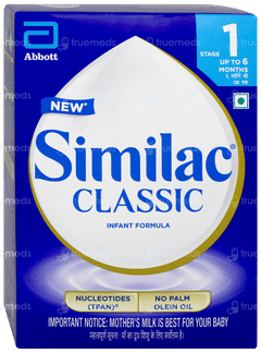 Similac Classic New Stage 1 Up To 6 Months Infant Formula Powder  Refill 400gm