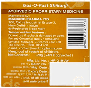 Gasofast Shikanji Sachet 5Gm