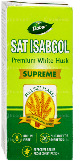 Dabur Sat Isabgol Premium White Husk Supreme 90Gm Dabur Sat Isabgol Premium White Husk Supreme 90Gm