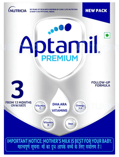 Aptamil Premium 3 From 12 Months Onwards Follow Up Formula Refill Powder 400Gm
