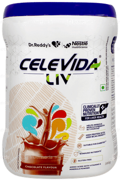 Celevida Liv Chocolate Flavour Powder Jar 390gm Celevida Liv Chocolate Flavour Powder Jar 390gm
