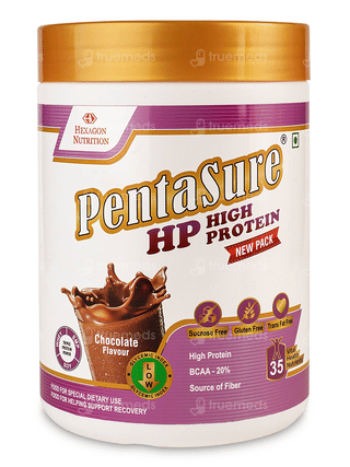 Pentasure Hp New Pack Chocolate Flavour Sucrose Free Powder 400Gm