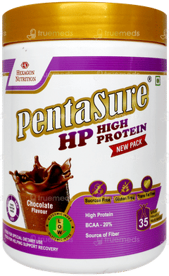 Pentasure Hp New Pack Chocolate Flavour Sucrose Free Powder 400Gm