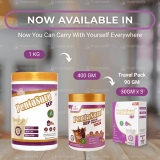 Pentasure Hp New Pack Chocolate Flavour Sucrose Free Powder 400Gm