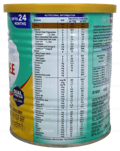 Dexolac Nusobee Lactose Free Upto 24 Months Infant Milk Tin 400Gm