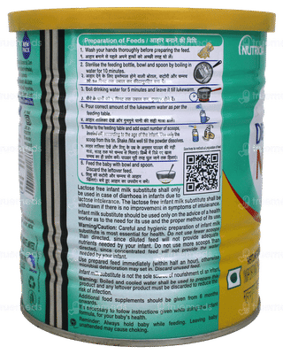 Dexolac Nusobee Lactose Free Upto 24 Months Infant Milk Tin 400Gm