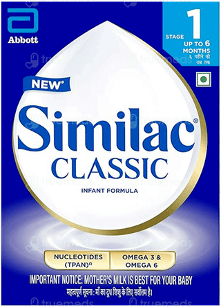 Similac Classic New Stage 1 Up To 6 Months Infant Formula Powder Jar 400Gm