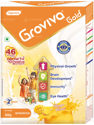 Groviva Gold For 2+ Years Mango Flavour Refill 400gm