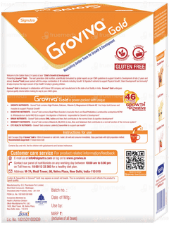 Groviva Gold For 2+ Years Mango Flavour Refill 400gm