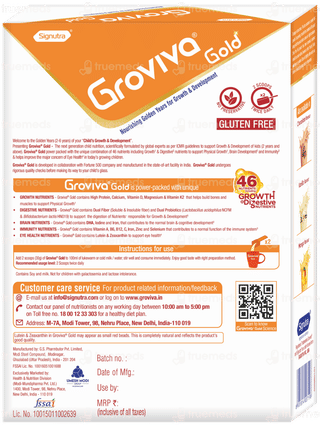 Groviva Gold For 2+ Years Strawberry Flavour Refill 400gm