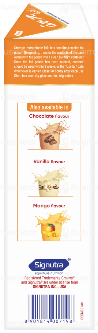 Groviva Gold For 2+ Years Strawberry Flavour Refill 400gm