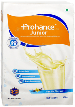 PROHANCE JUNIOR VANILLA FLAVOUR REFILL POWDER 400GM